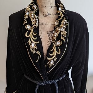 Vintage velvet robe